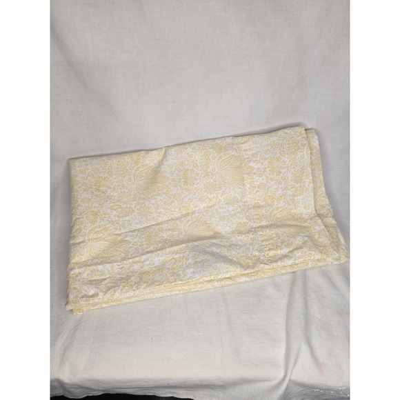 LAUREN RALPH LAUREN  YELLOW & WHITE‎  31" PILLOW CASE 100% COTTON EUC - Picture 1 of 4